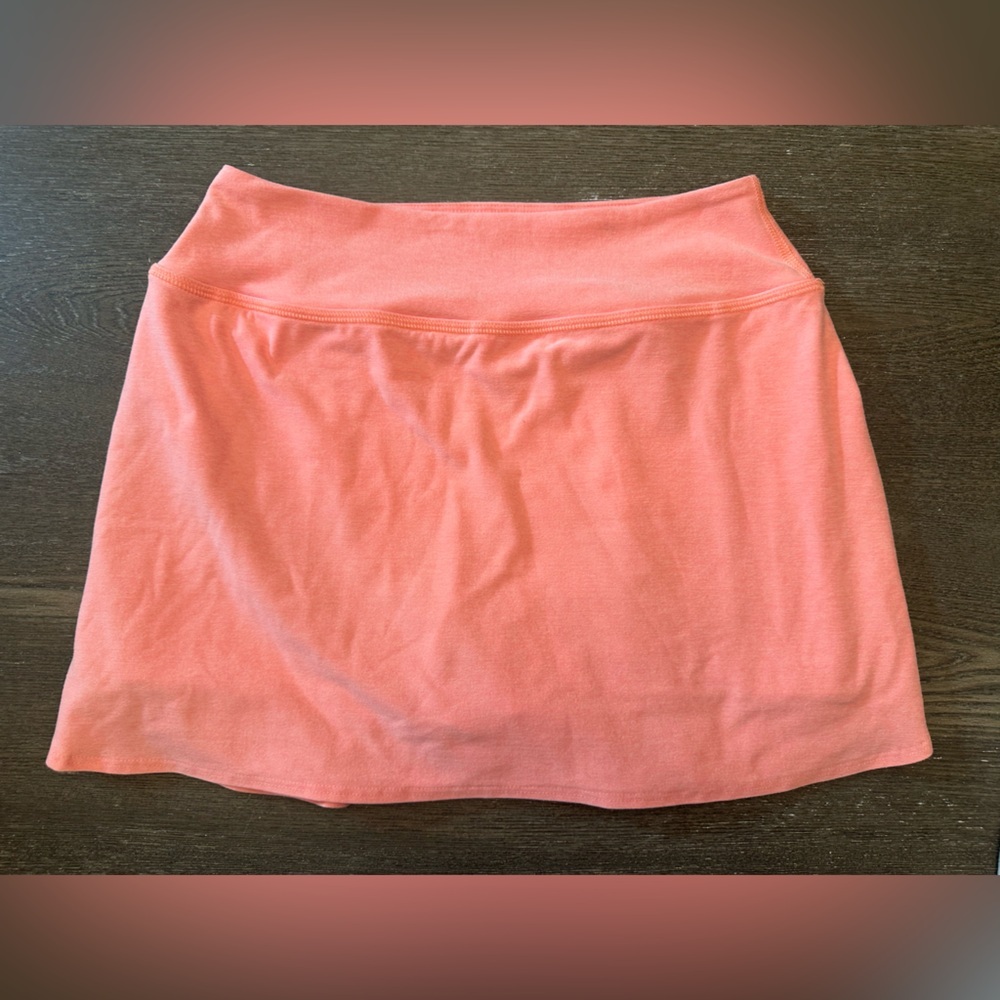 NWOT Beyond Yoga Spacedye Movement Electric Peach Heather Skort Size XS SKU:30 - Picture 6 of 12